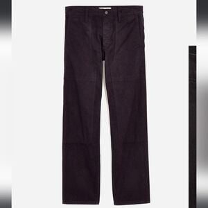 Madewell 31x30 Mens Relaxed Straight Workwear Pants Black Wash NWT